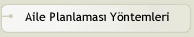 Aile Planlamas� Y�ntemleri